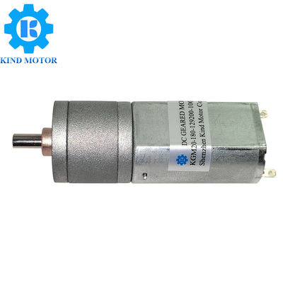 20mm 12v গিয়ার হ্রাস মোটর, মেটাল ব্রাশ Pmdc গিয়ার মোটর