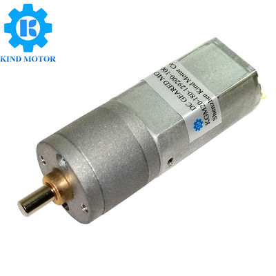 20mm 12v গিয়ার হ্রাস মোটর, মেটাল ব্রাশ Pmdc গিয়ার মোটর