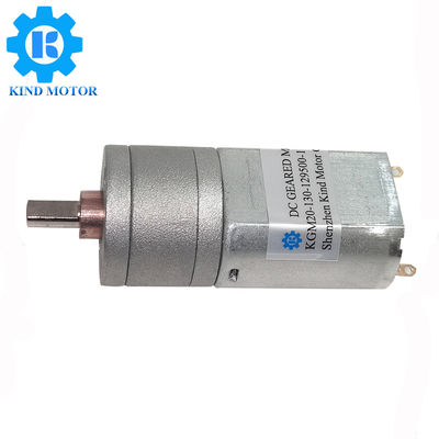 কার্বন ব্রাশ করা 12v ডিসি মোটর হাই টর্ক, 45g 100 Rpm ডিসি গিয়ার মোটর