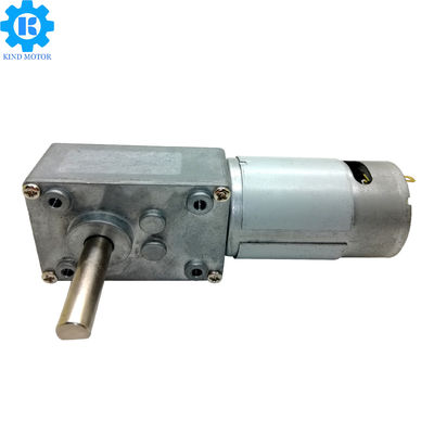 স্টেইনলেস স্টীল ডিসি কৃমি গিয়ার মোটর, 5 ~ 6000rpm কৃমি গিয়ার ডিসি মোটর 12V
