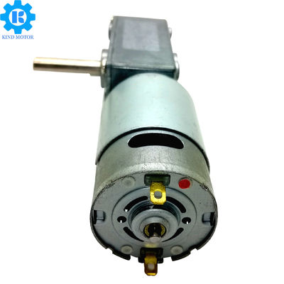 স্টেইনলেস স্টীল ডিসি কৃমি গিয়ার মোটর, 5 ~ 6000rpm কৃমি গিয়ার ডিসি মোটর 12V