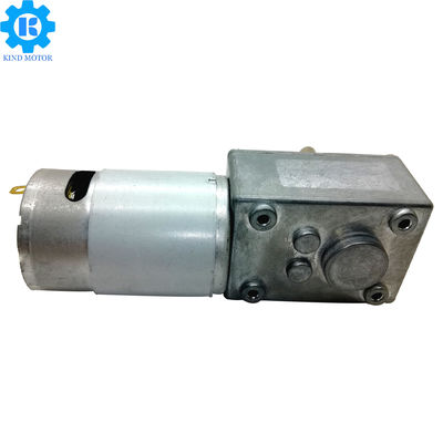 স্টেইনলেস স্টীল ডিসি কৃমি গিয়ার মোটর, 5 ~ 6000rpm কৃমি গিয়ার ডিসি মোটর 12V