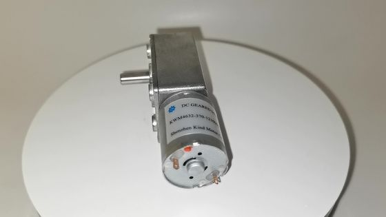 24V ডিসি ওয়ার্ম গিয়ার মোটর Rs370 কম নয়েজ কার্বন হোম যন্ত্রের জন্য ব্রাশ করা