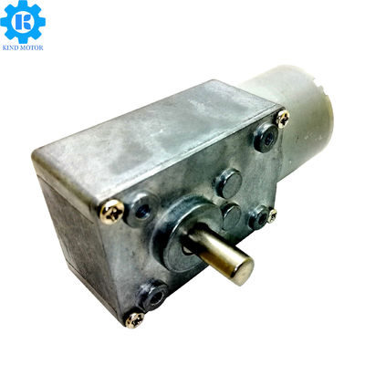 গিয়ার হ্রাস মাইক্রো ওয়ার্ম গিয়ার মোটর 12v CW ঘূর্ণন 6mm খাদ সঙ্গে