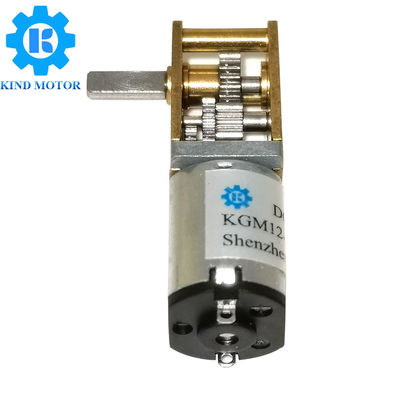 ছোট কৃমি গিয়ার মোটর 12v উচ্চ টর্ক 10-6000rpm N30 ব্রাশ