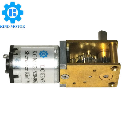 ছোট কৃমি গিয়ার মোটর 12v উচ্চ টর্ক 10-6000rpm N30 ব্রাশ