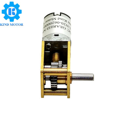 ছোট কৃমি গিয়ার মোটর 12v উচ্চ টর্ক 10-6000rpm N30 ব্রাশ
