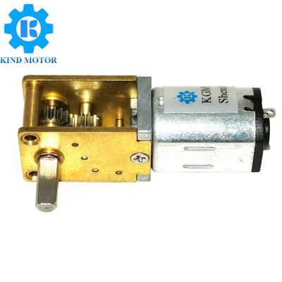 ছোট কৃমি গিয়ার মোটর 12v উচ্চ টর্ক 10-6000rpm N30 ব্রাশ