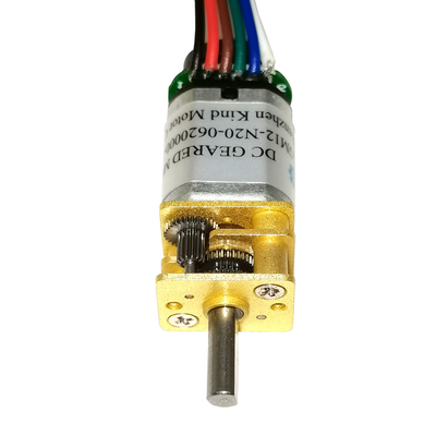 200rpm 12mm N20 গিয়ারবক্স Dc মোটর হাই টর্ক সহ এক্সটেন্ডেড শ্যাফটস