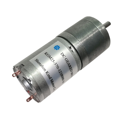 25x4mm সেন্ট্রাল লং শ্যাফট ব্রাশড গিয়ার মোটর 5000rpm ডাস্টপ্রুফ