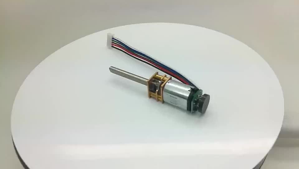 উচ্চ টর্ক 3v 5v 6v 12v 24v 15-1500rpm মিনি ধাতু ডিসি গিয়ার মোটর এন 20 এন 30 ডিসি মোটর এনকোডার সহ