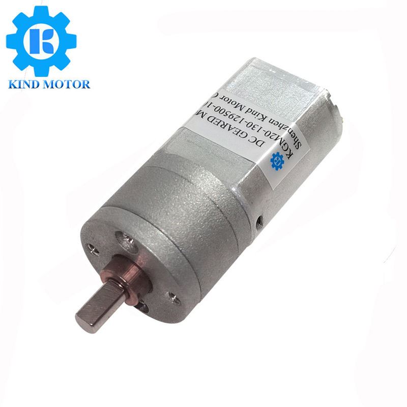 মেটাল 12v ডিসি গিয়ার মোটর 300 Rpm 4000gcm মাল্টিঅ্যাপ্লিকেশনের জন্য রেটেড টর্ক