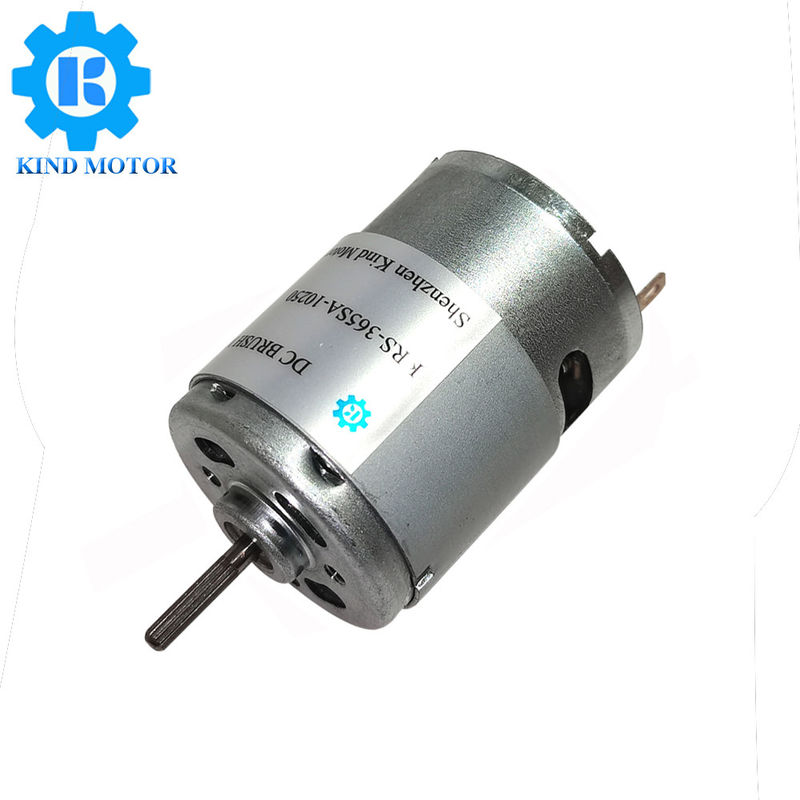 পিএমডিসি ডুয়াল আউটপুট 2.3 মিমি শ্যাফট ডিসি 5v 6v 12v 24v Rc 360 365 কার্বন-ব্রাশ মোটর